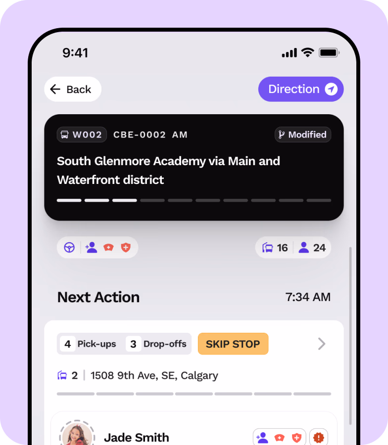 Driver App screenshot